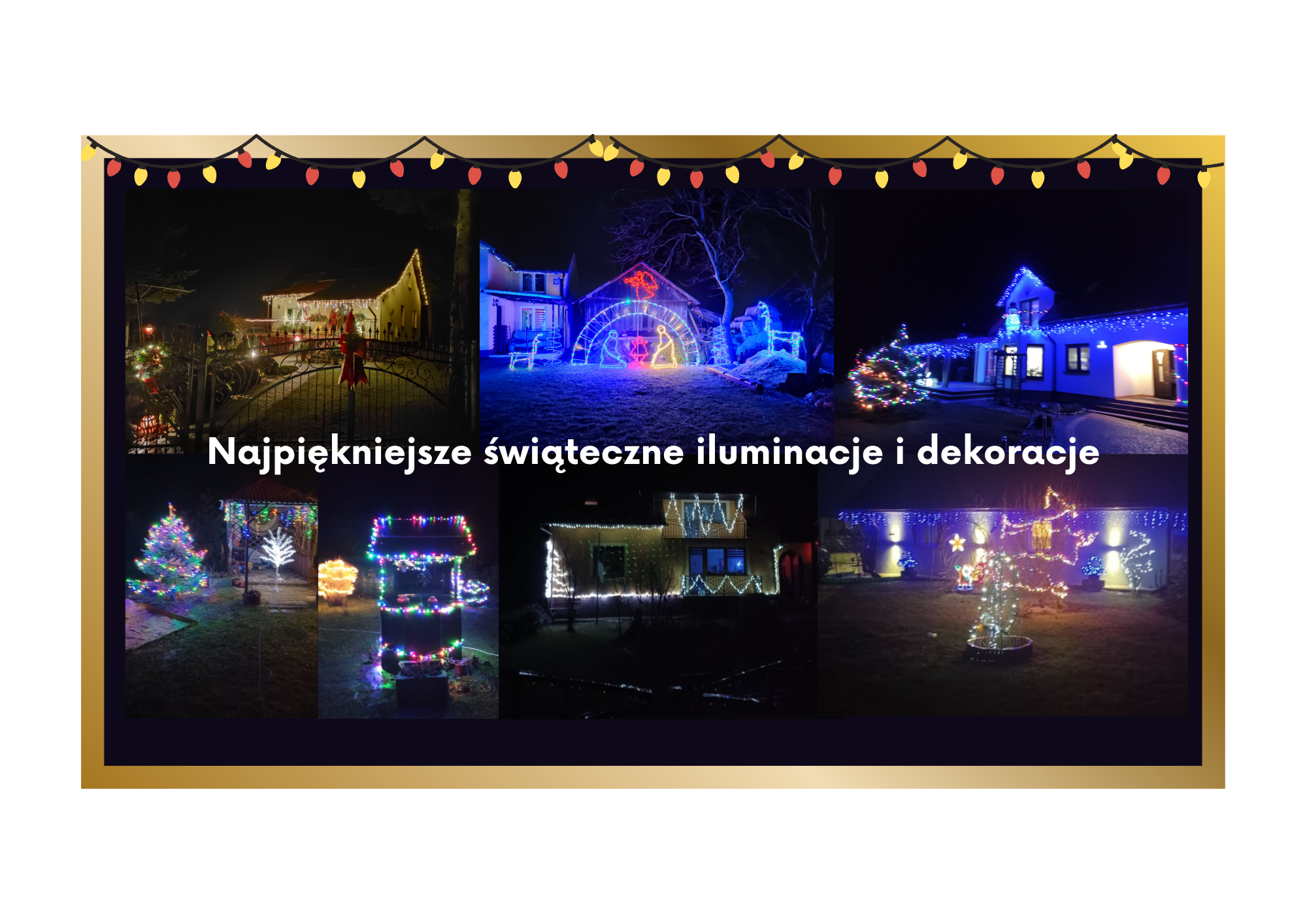 Wyniki konkursu „Najpiękniejsze świąteczne iluminacje i dekoracje”