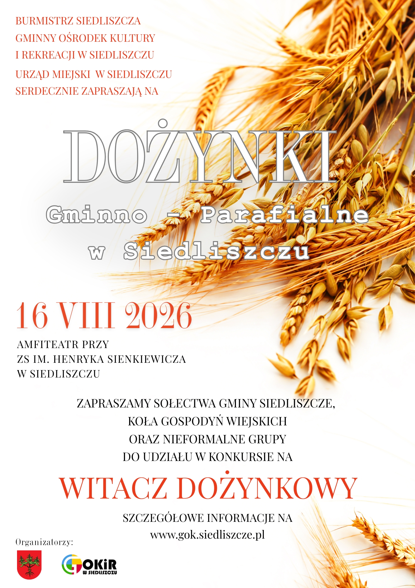 Konkurs na Witacz Dożynkowy